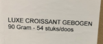 Luxe Roomboter Croissants Gebogen 54 x 90 gram - Afbeelding 4