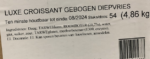 Luxe Roomboter Croissants Gebogen 54 x 90 gram - Afbeelding 3