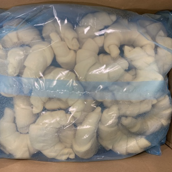 Luxe Roomboter Croissants Gebogen 54 x 90 gram
