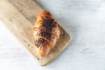 Delicious french croissant for a sweet breakfast