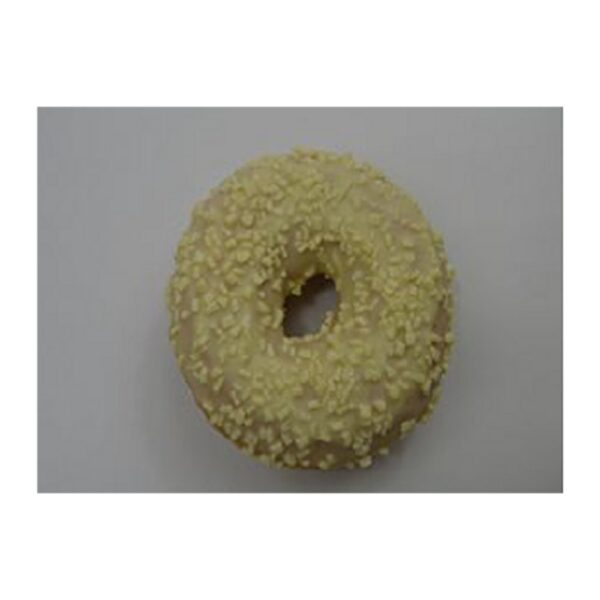 Donuts met roomvulling en witte chocolade decoratie 48 stuks  a 74 gram