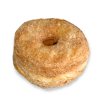 The cronut with cinnamon and sugar