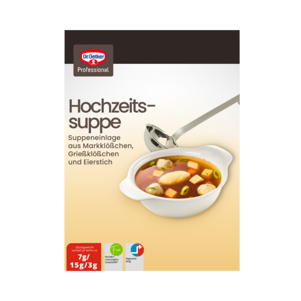 Dr. Oetker Basis voor Duitse 'Hochzeitssuppen' 6 pakken à 1 kg