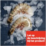 10 kg GROTE Black tiger garnalen ( 10 x 1 kilo doos)