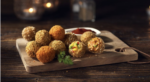 Vegetarische Paprika Risotto Bites 5 kg borrel plank ketchup