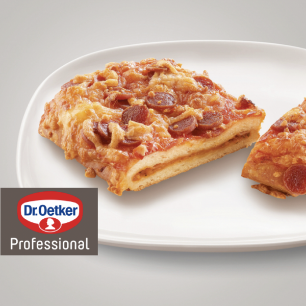 32  gevulde pizza salami 70 gram per stuk Dr.Oetker