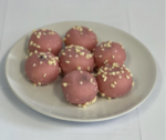 ca 90 Pott Dots Balls aardbei met aardbei vulling - Afbeelding 3