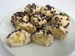 ca 90 Pott Dots Balls witte chocolade met vanille vulling