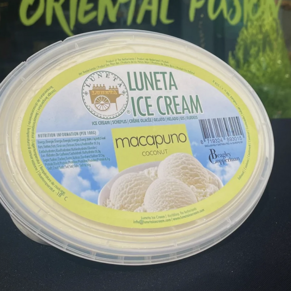 4 x 700cc origineel Icecream Macapuno (Coconut)