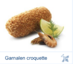 20 x garnalen kroket 80 gram per stuk