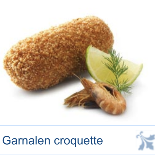 20 x garnalen kroket 80 gram per stuk