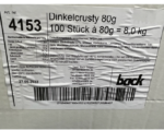 100 Dinkelcrusty 80 gram per stuk - Afbeelding 4