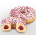 gevulde Rose ''Girly'' donut 48 x 70 gram per stuk