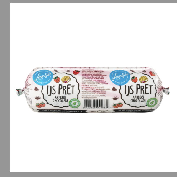 IJs Pret Aardbei Chocolade 8 rollen a  500 ml
