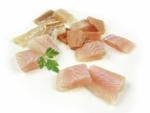Snoekbaars filet rauw stukjes met kruiden en olijfolie ''ButterBrot'' 3 kilo ( 6 x 500 gram )