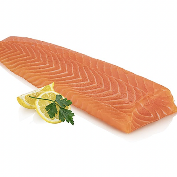Zalm Koud Gerookt Rug Filet ''Natur'' 500 gram