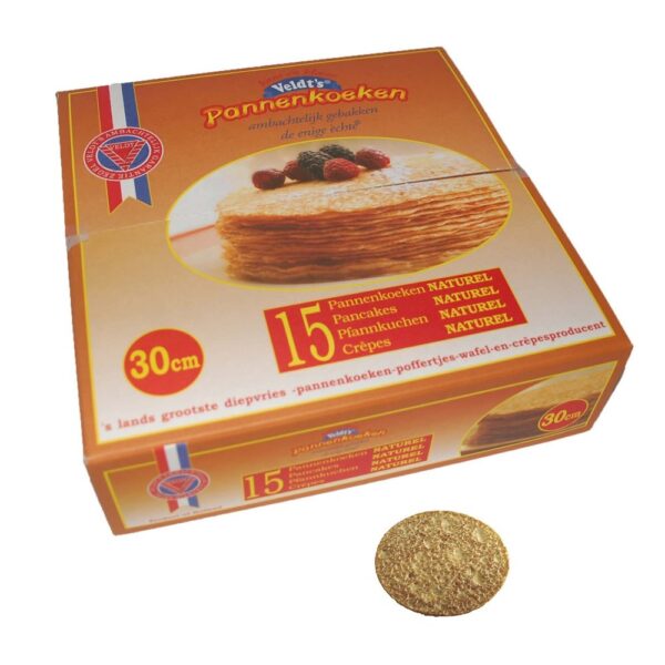 Veldts pannenkoeken naturel 30cm 15 x 290 gram