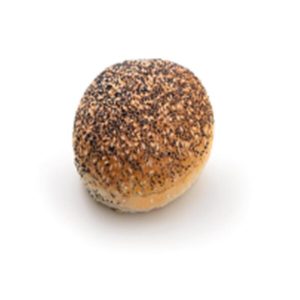 Burgerbroodje met sesam en maanzaad 30 x 85 gram