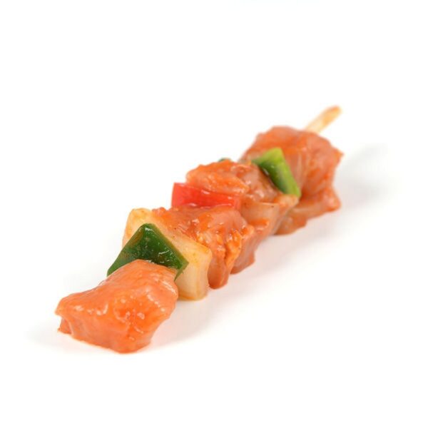 Kipshaslick met paprika en ui ca 2,5 kilo (ca 75gram per stuk)