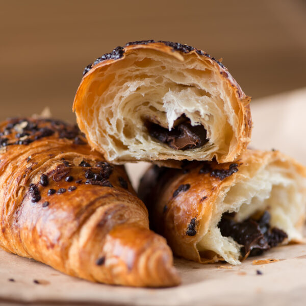 Chocolade & Hazelnoot Croissant 60x92 gram