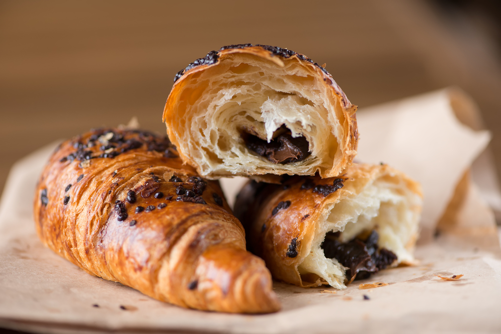 Chocolade & Hazelnoot Croissant 60×92 gram