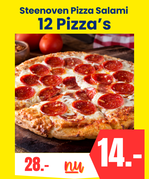 pizza salami 12 stuks
