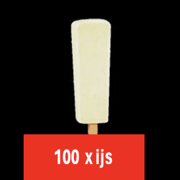 Vruchtenijsjes peer 100 stuks ( 10 dozen a 10 stuks)