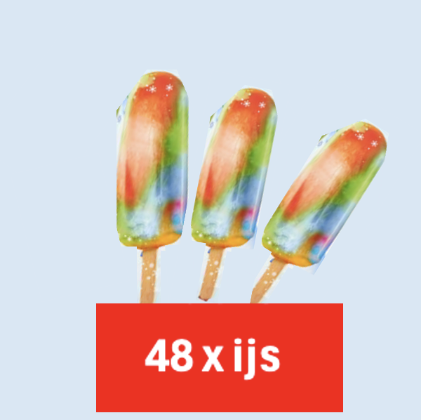 48 Kameleon ijsjes ( 8 dozen a 6 stuks )