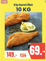 Kuikenfilet Hot & Spicy 10 kilo Halal