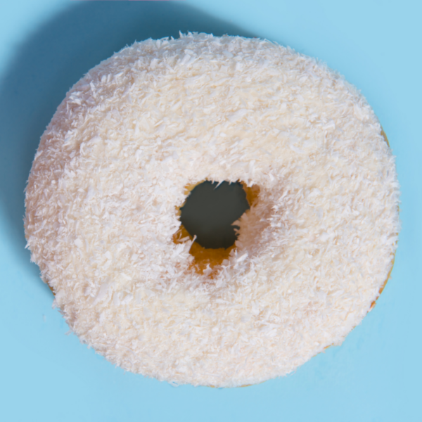 Mini Donuts met Witte Coating 120x18 gram