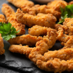Krokante Kipsticks Pittig 5 x 1kg (Halal) totaal 5 kilo doos
