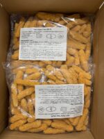 Krokante Kipsticks Pittig 5 x 1kg (Halal) totaal 5 kilo doos - Afbeelding 2
