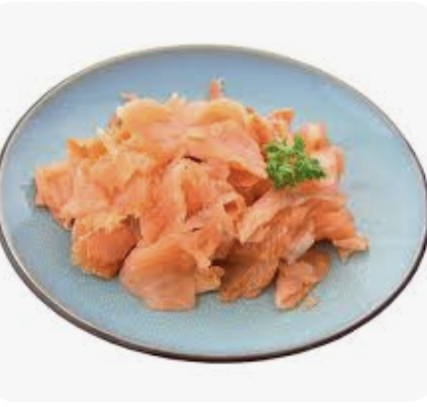 Gerookte Zalmfilet stukken "naturel"   3 kilo ( 6 x 500 gram )