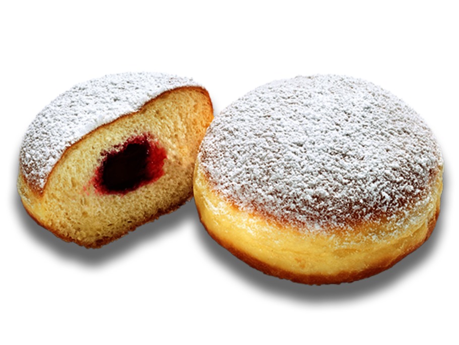 Berliner Meerfrucht zonder decoratie 48 x 70g Berliner Multivruchten 96x60 gram - Afbeelding 1