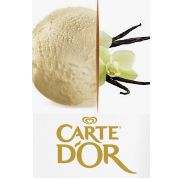 Carte D'oR Vanille  Egg Cream Roomijs 5 liter  (vanille roomijs met extra )