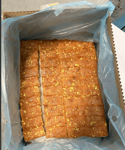 Mini citroencakejes ca 120 stuks (2.16 kg.)