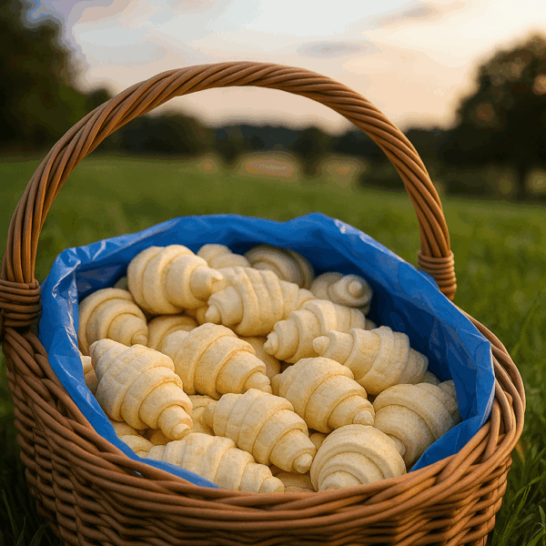 Mini Vanille crème croissant 120x40 gram 19% Roomboter