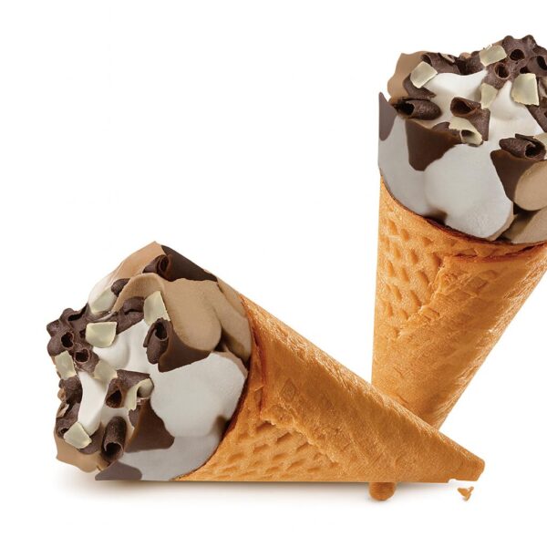 Triple Chocolate Cones 12 dozen a 6x110 ml. ( 72 stuks totaal )