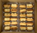 Mini Éclairs met Bavaroisecrème en Witte Chocolade Topping 3,2 kg - Afbeelding 2