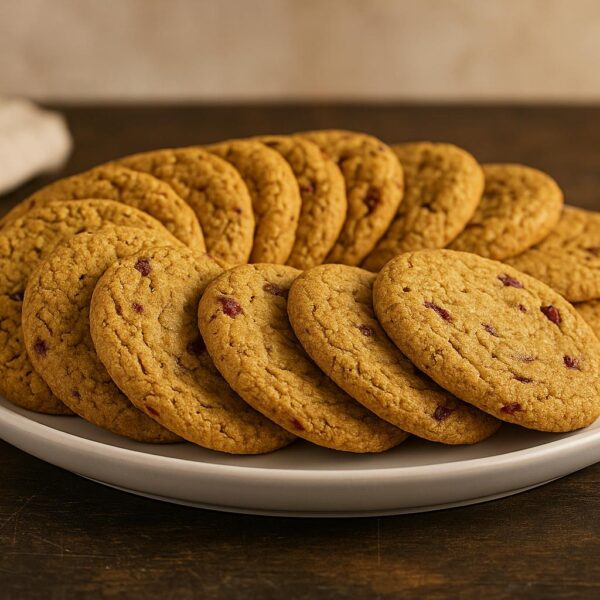 Witte Chocolade Chip American Cookies met Cranberries 40x80 gram