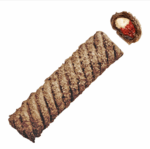 Krokante Chocolade bladerdeegstang  met framboos-vanillevulling  60x100 gram