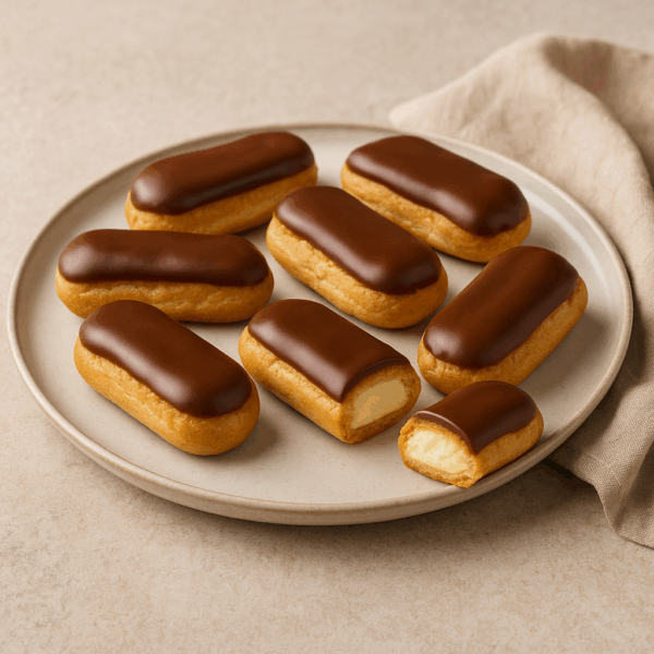 Mini Éclairs Patissier Melkchocolade  60x12 stuks (*720 stuks !! GROOT VERBUIK!!**)