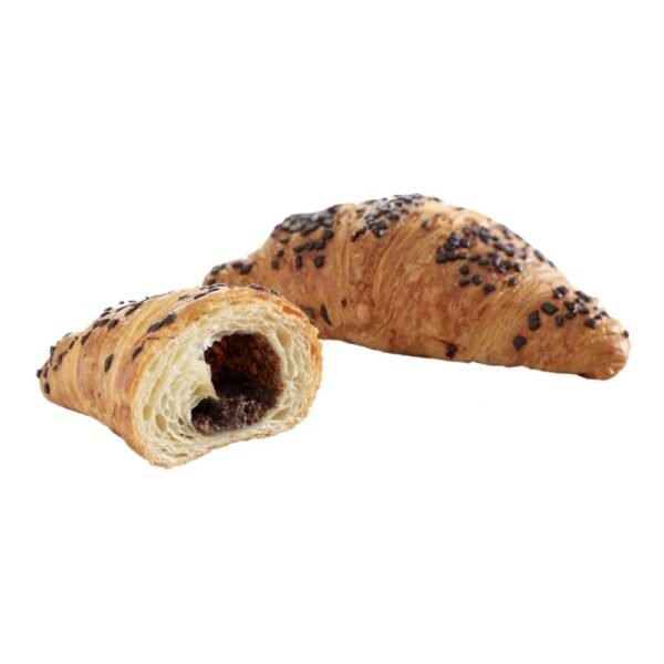 Croissant met  noten en nougatcrème 88x90 gram