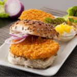 Kip Burger Spicy Crunchy 4x1 kilo (ca  90gram per stuk) *HALAL*