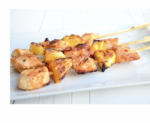 Gemarineerde kipspies met ananas 4x600 gram Halal