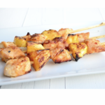 Gemarineerde kipspies met ananas 4x600 gram Halal