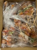 Kipshaslick met paprika en ui ca 2,5 kilo (ca 75gram per stuk) - Afbeelding 2