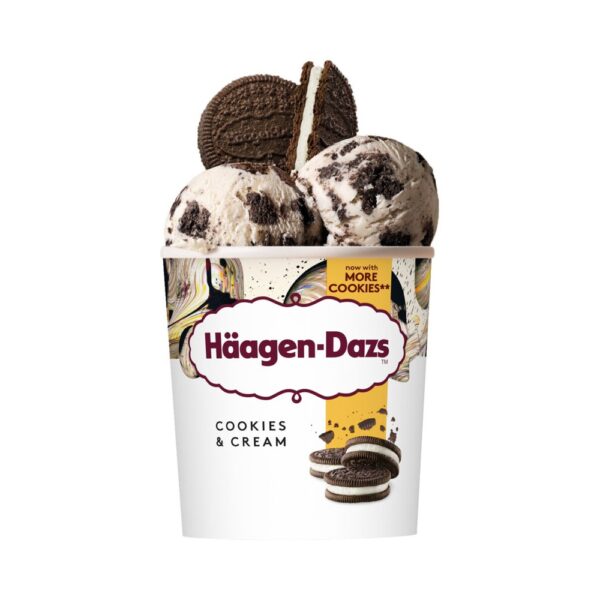 Häagen-Dazs Cookies & Cream ijsbekers 8x460 ml