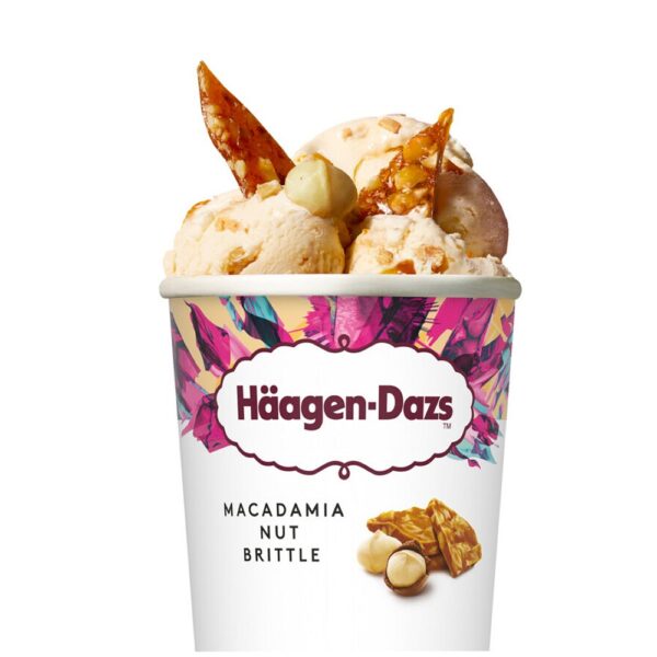 Häagen-Dazs Macadamia Nut Brittle ijsbekers 8x460 ml