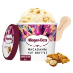 Häagen-Dazs Macadamia Nut Brittle Minicups 12 x 95 ml | Diepvries